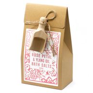 Pack of 3x 500g Bath Salt - Ylang and Rose Himalayan