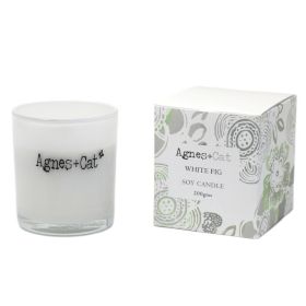 200g Gift Boxed Soy Wax Votive Candle - White Fig