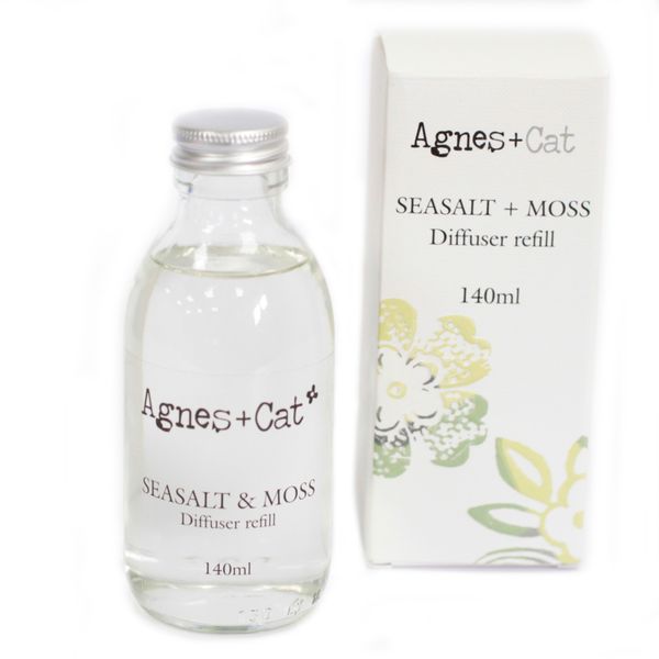 140ml Reed DIffuser Refill - Seasalt and Moss