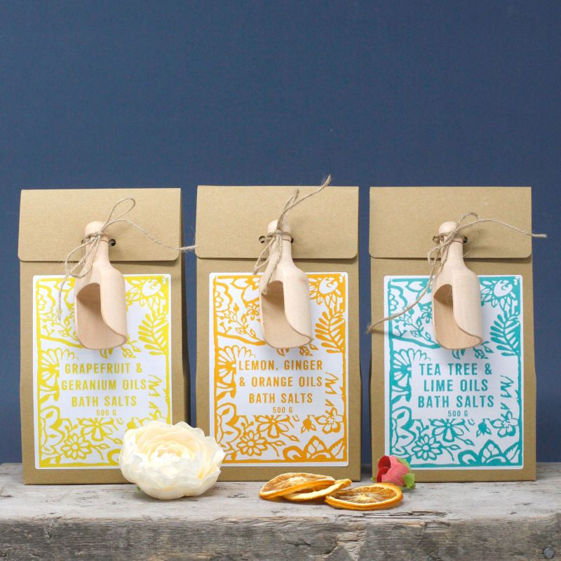 Lemon, Ginger & Orange Bath Salts 500g