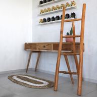 Med Teak Ladder - 1.2m - Natural