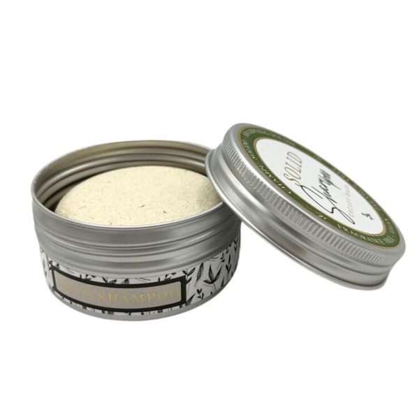 70g Solid Artisan shampoo in a tin - Dry Hair.