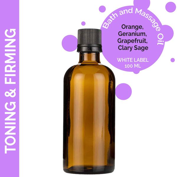 Toning & Firming Massage Oil - 100ml - Unlabelled