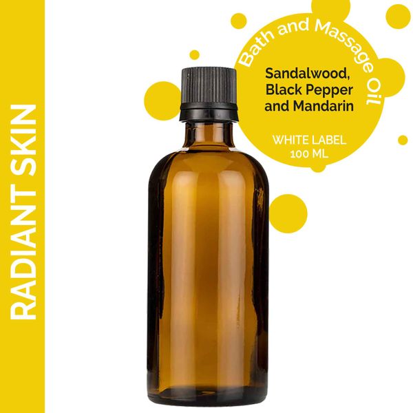 Sandalwood Glow Massage Oil - 100ml - Unlabelled
