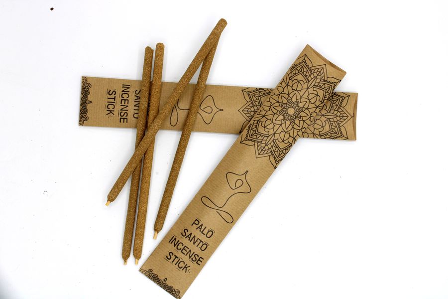 Set of 4 Palo Santo Large Incense Sticks - Coffee