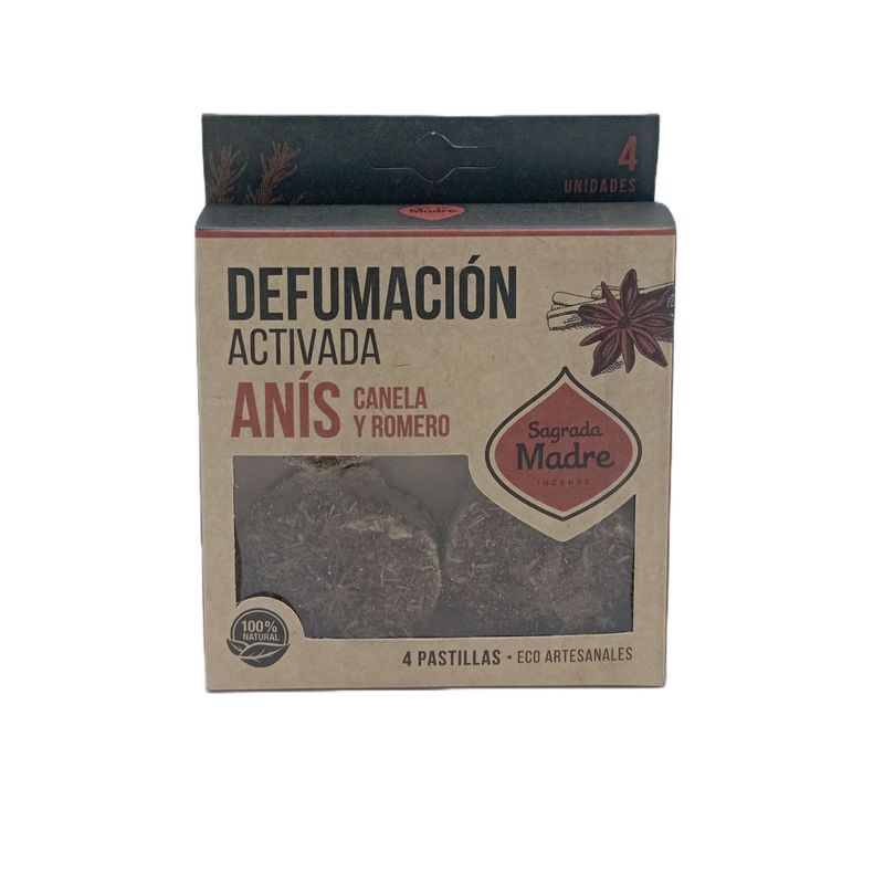 4-Pack Anise, Cinnamon, & Rosemary Incense Pills