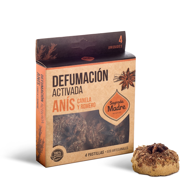 4-Pack Anise, Cinnamon, & Rosemary Incense Pills
