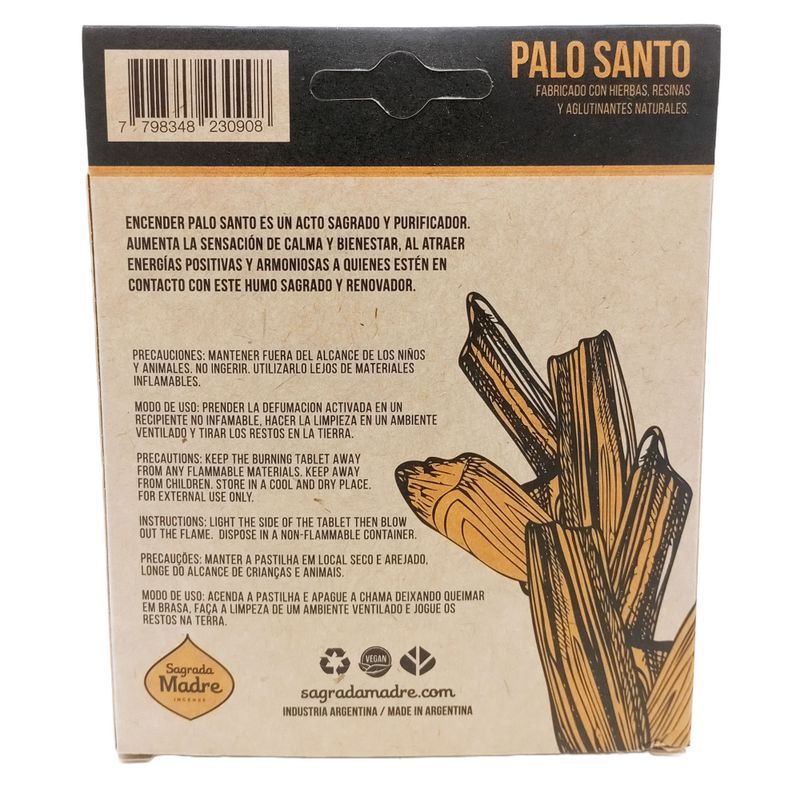 4-Pack Palo Santo Incense Pills