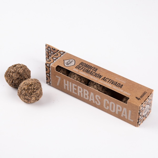 Incense Box of 4 Mini Incense Bombs - 7 Pure Elements