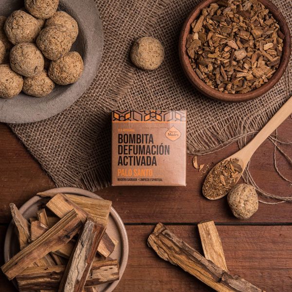 Mini Incense Bombs – Box of 8 Units, Palo Santo