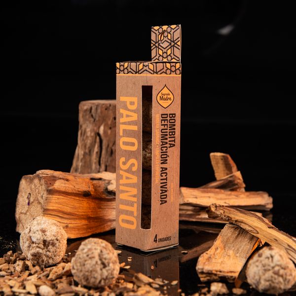 Incense Box of 4 Mini Incense Bombs - Palo Santo
