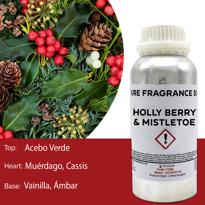 500g Pure FO - Holly Berry & Mistletoe