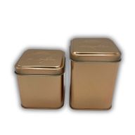 6.5x6.5x7cm Square Tin with Lids