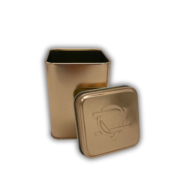 6.5x6.5x9 cm Square Tin with Lids