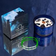 Zodiac Crystal Candle with Gemstone Bracelet -  Starter Pack (3 of each)