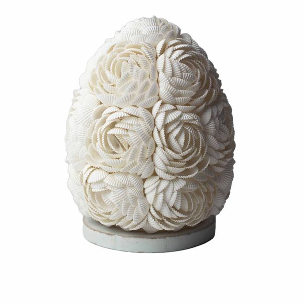 Boho Sea Shell Lamp - Rose Oval - 15cm