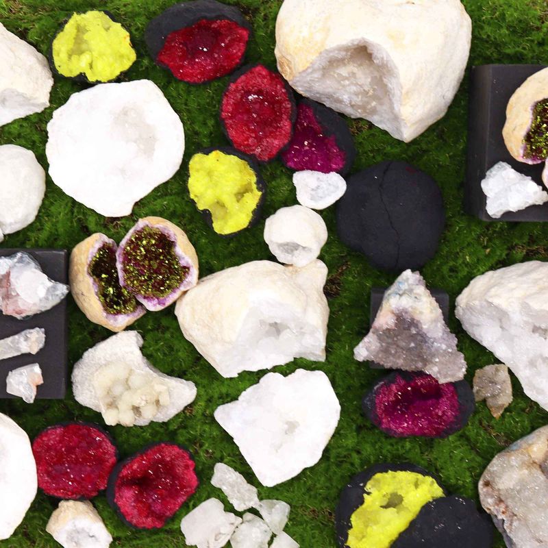 Calcite Geodes and Mineral Specimens Starter Pack