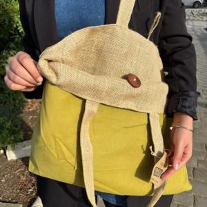 Wholesale Jute & Cotton Reversible Big Bag - AW Artisan Europe - Giftware Supplier