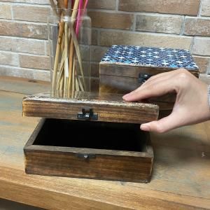 Wholesale Ceramic Glazed Wooden Box - AW Artisan Europe - Giftware Supplier