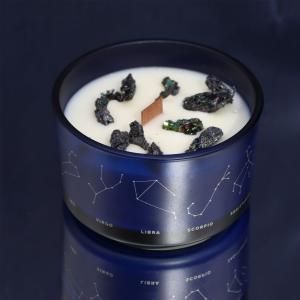 Wholesale Zodiac Crystal Candles with Gemstone Bracelet - AW Artisan Europe - Giftware Supplier