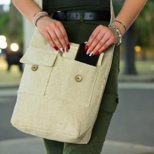 Wholesale Natural Tones Two Pocket Bags - AW Artisan Europe - Giftware Supplier