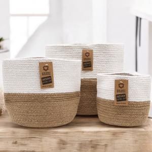 Wholesale Cotton Rope Storage Baskets - AW Artisan Europe - Giftware Supplier