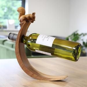 Wholesale Suar Wood Balance Wine Holders - AW Artisan Europe - Giftware Supplier