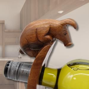 Wholesale Suar Wood Balance Wine Holders - AW Artisan Europe - Giftware Supplier