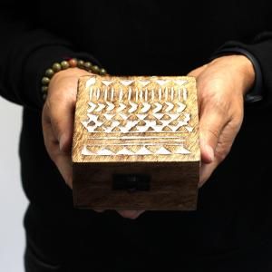 Wholesale White Washed Wooden Box - AW Artisan Europe - Giftware Supplier