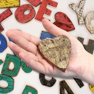 Wholesale Rustic Bark Letters & Numbers Display - AW Artisan Europe - Giftware Supplier