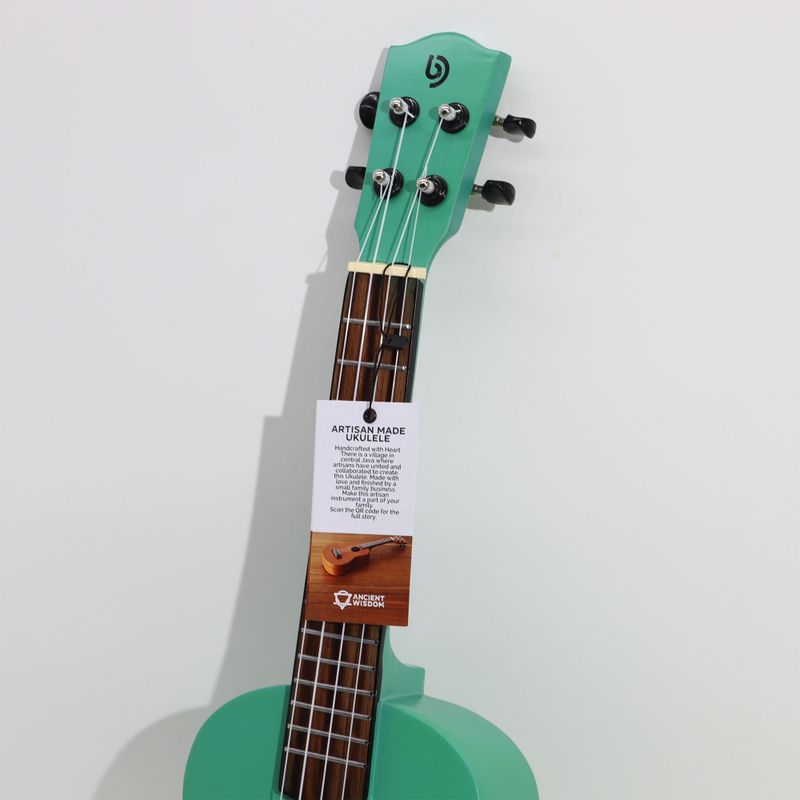 Artisan Made Ukulele - Bright Pink Finish (4 String)