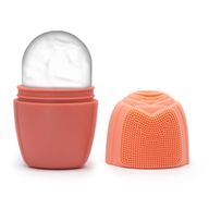 Silicone Ice Face Roller - Peach
