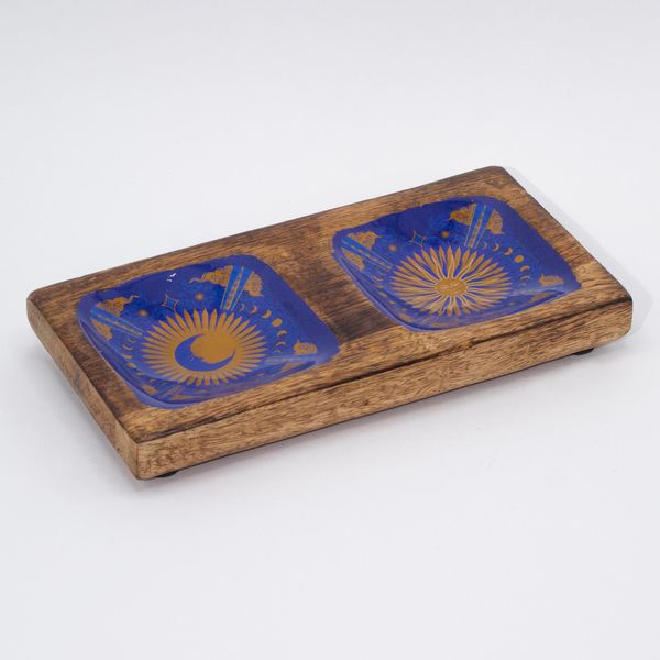 Double Trinket Tray 20x10x2.5cm - HOP HARE