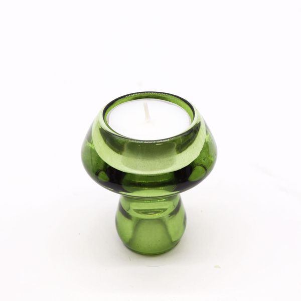 Mushroom Flip Dinner Candle / Tealight Holder - Garden Jade