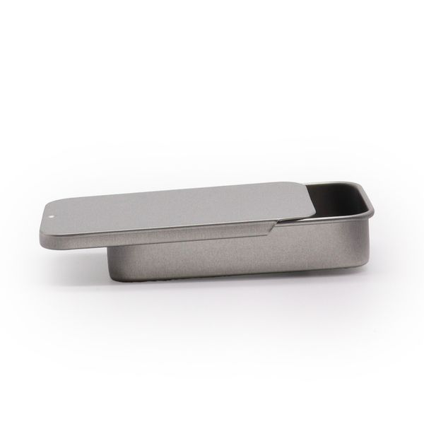 Sliding Lid Mini Tin Dispenser - 15gm (8x3.4x1.2cm)
