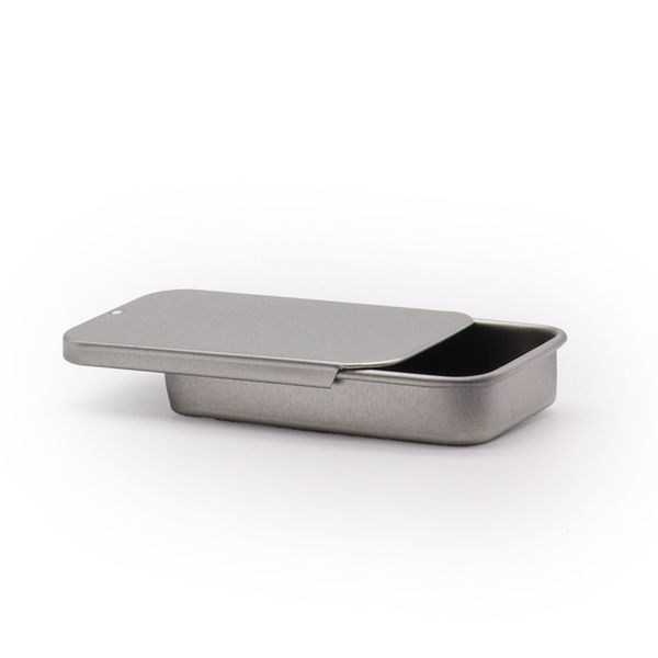 Sliding Lid Mini Tin Dispenser - 20gm (7x4.2x1.5cm)