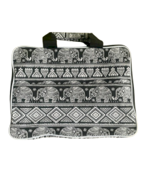 Padded Laptop Bag (Elepants Motif) 33x26x3cm
