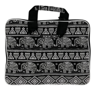 Padded Laptop Bag (Elepants Motif) 33x26x3cm