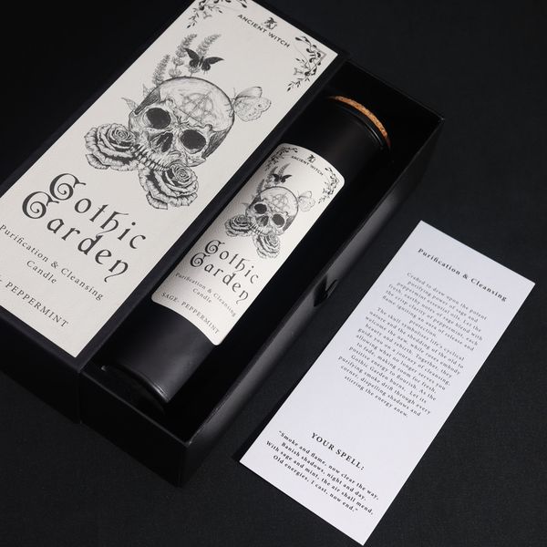 Ancient Witch Ritual Candle - Gothic Garden