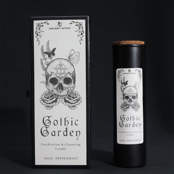Ancient Witch Ritual Candle - Gothic Garden