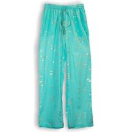 (ML) Nomad Sari - Lounge Pants - Turquoise & Gold Fish Design
