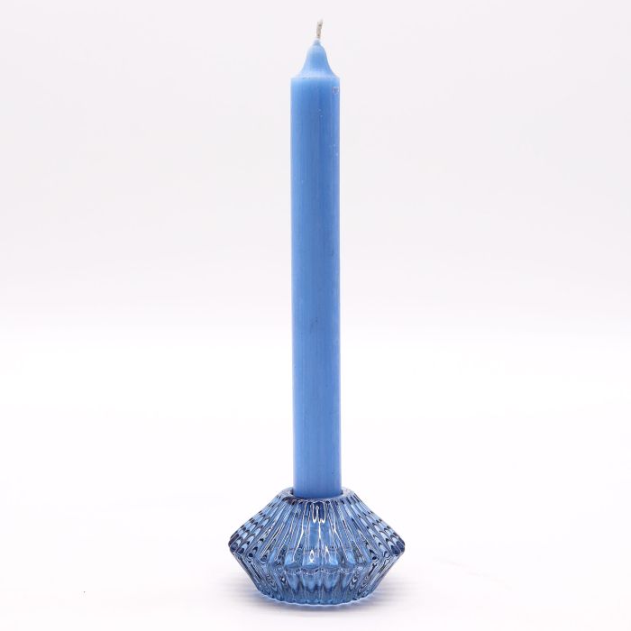 Flower Flip Dinner Candle / Tealight Holder - Royal Blue