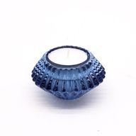 Flower Flip Dinner Candle / Tealight Holder - Royal Blue