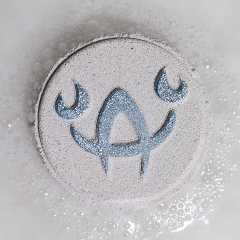 Set of Zodiac Bath Fizzers with Horoscope - Cancer