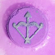 Set of Zodiac Bath Fizzers with Horoscope - Sagittarius