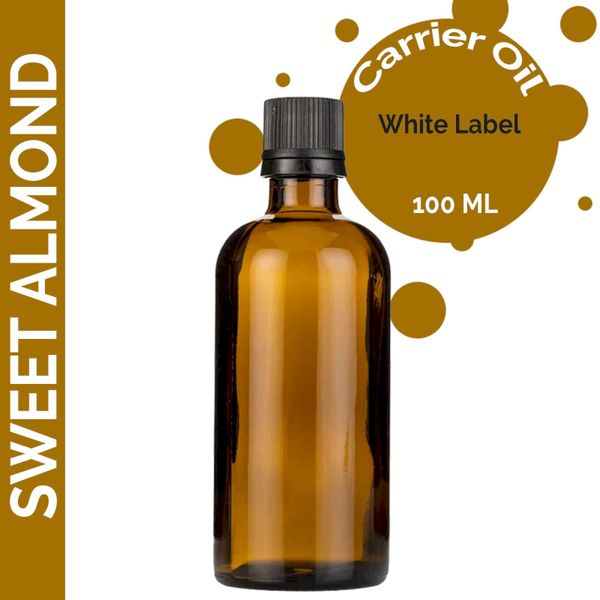 Sweet Almond Oil - 100ml - Unlabelled