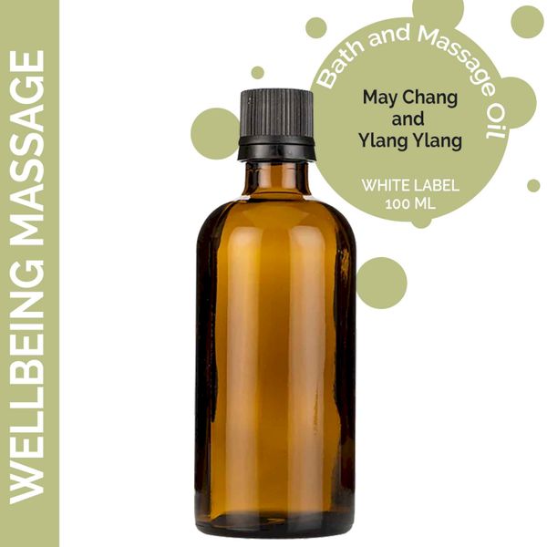 Wellbeing Massage Oil - 100ml - Unlabelled