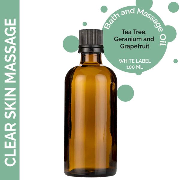 Clear Skin Massage Oil - 100ml - Unlabelled
