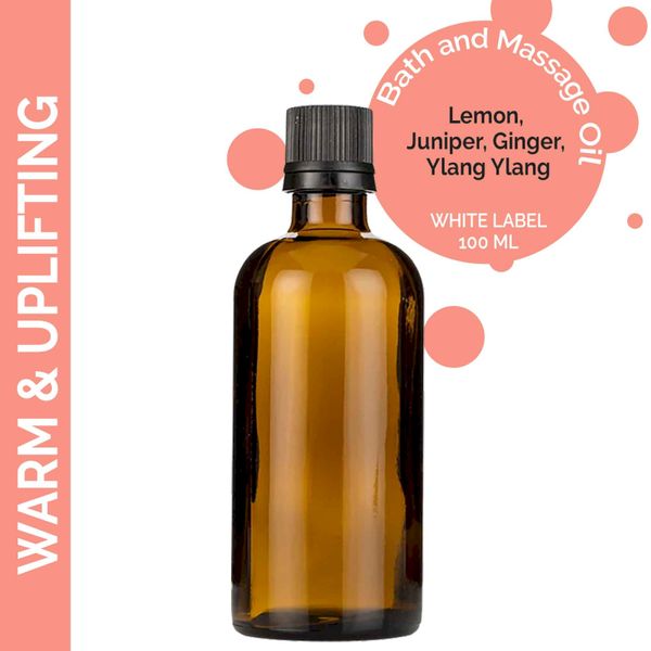 Warm & Uplifting Massage Oil - 100ml - Unlabelled