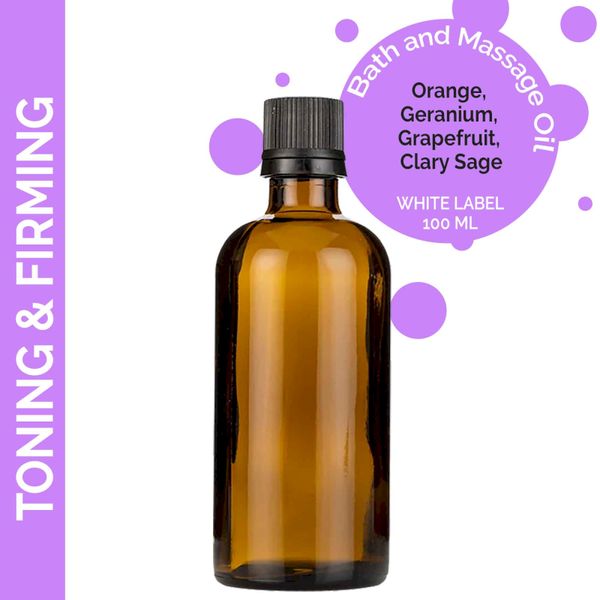 Toning & Firming Massage Oil - 100ml - Unlabelled